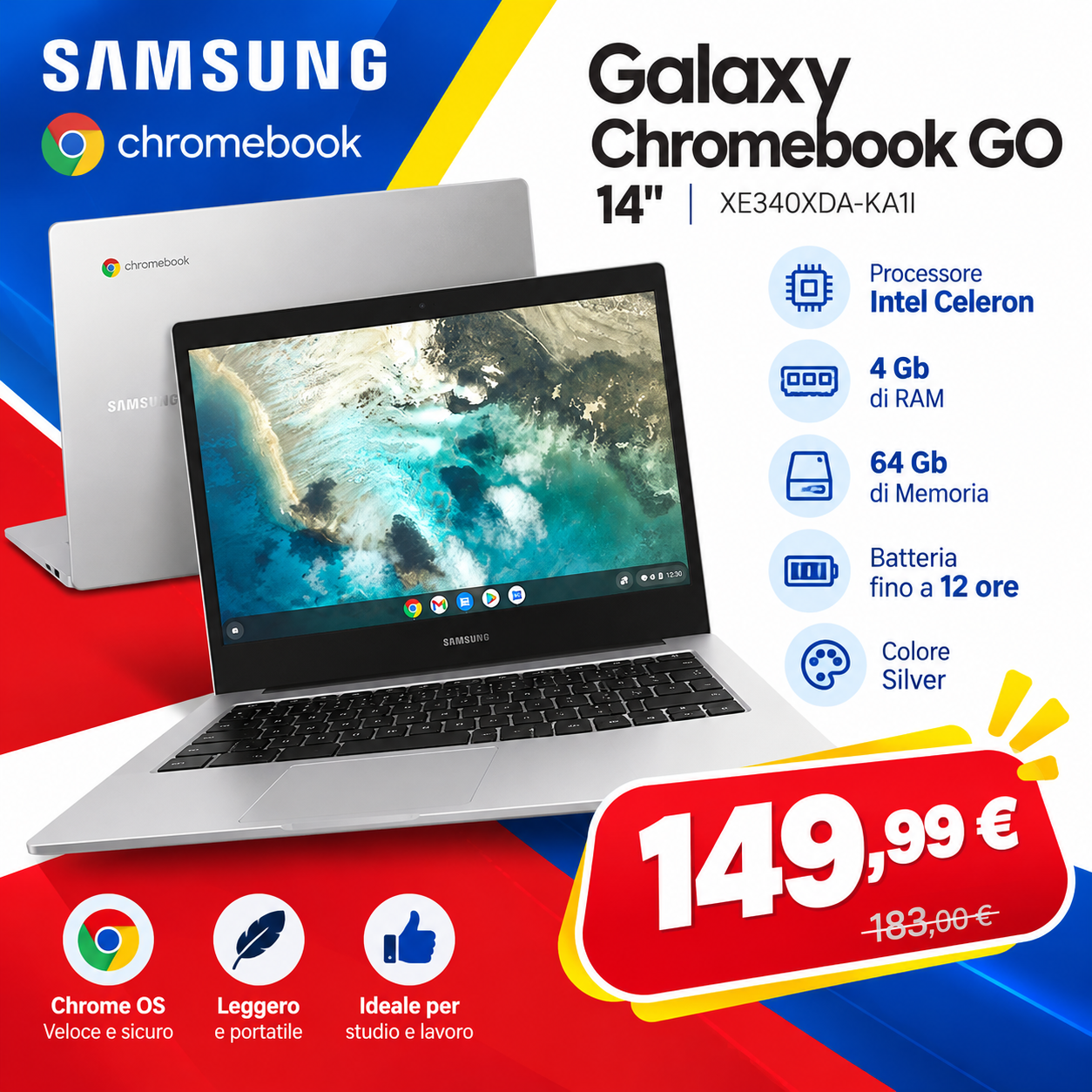 Chromebook - XE340XDA-KA1I